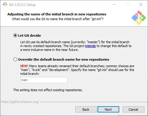 branch principal por defecto master